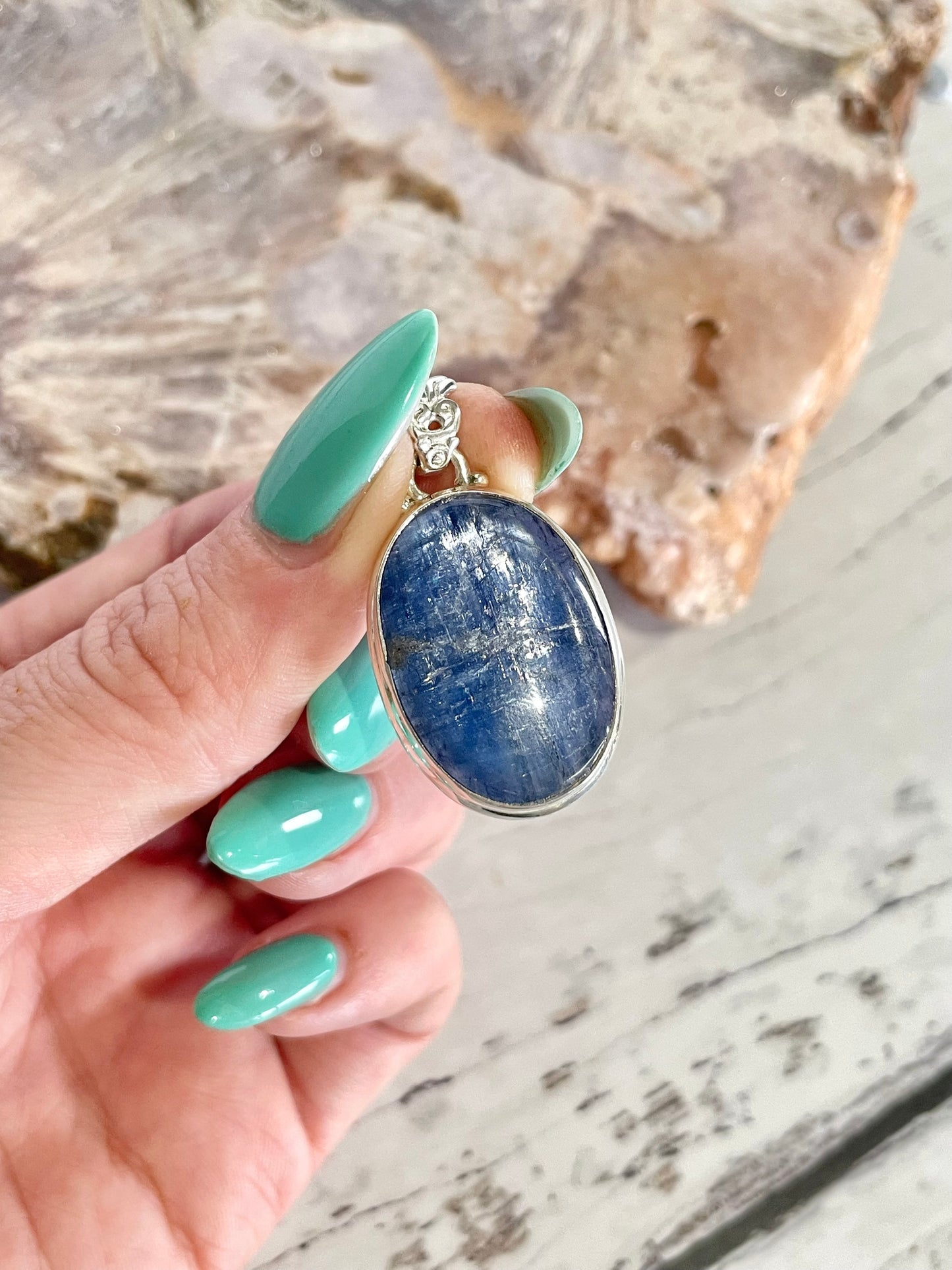 Blue Kyanite Pendant