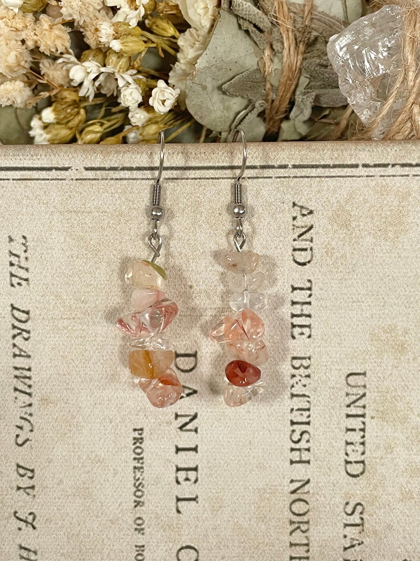 Fire Quartz Dangles ~ Awaken