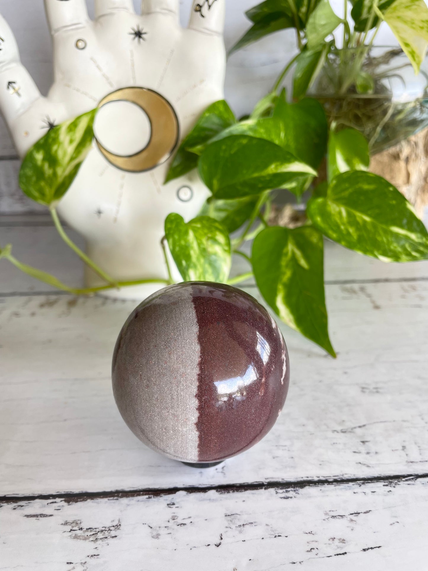 Shiva Narmada Sphere Includes Wooden Holder