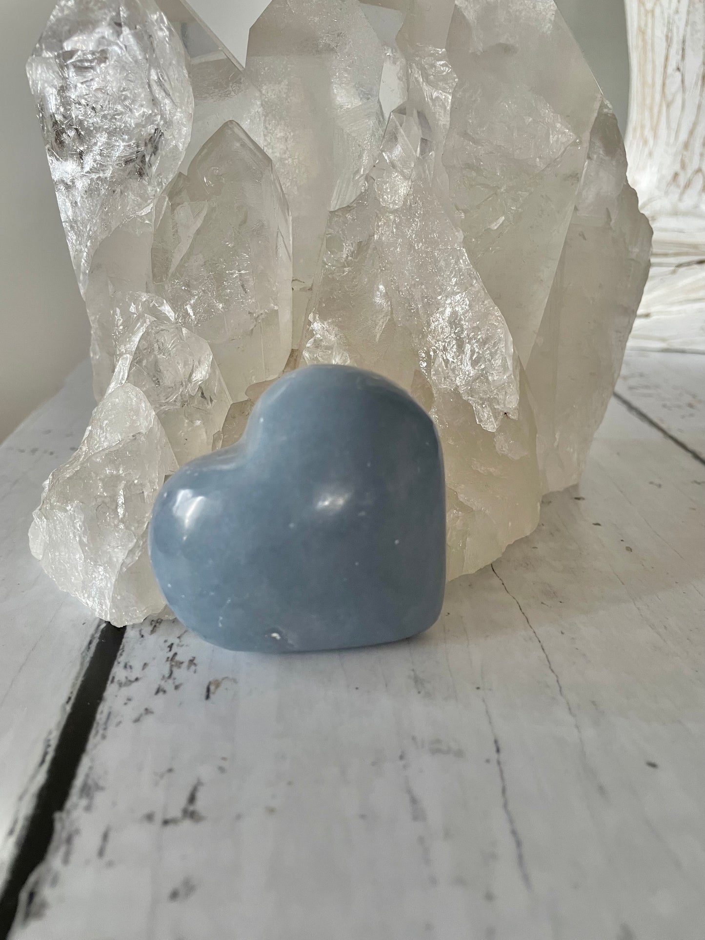 Angelite Heart