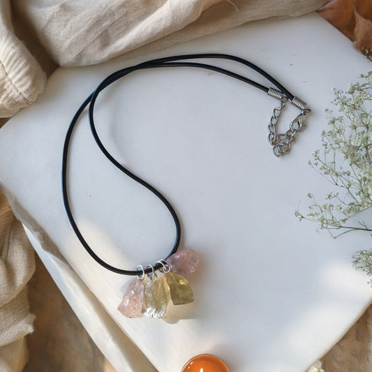 Gem Necklace ~ Good Vibes