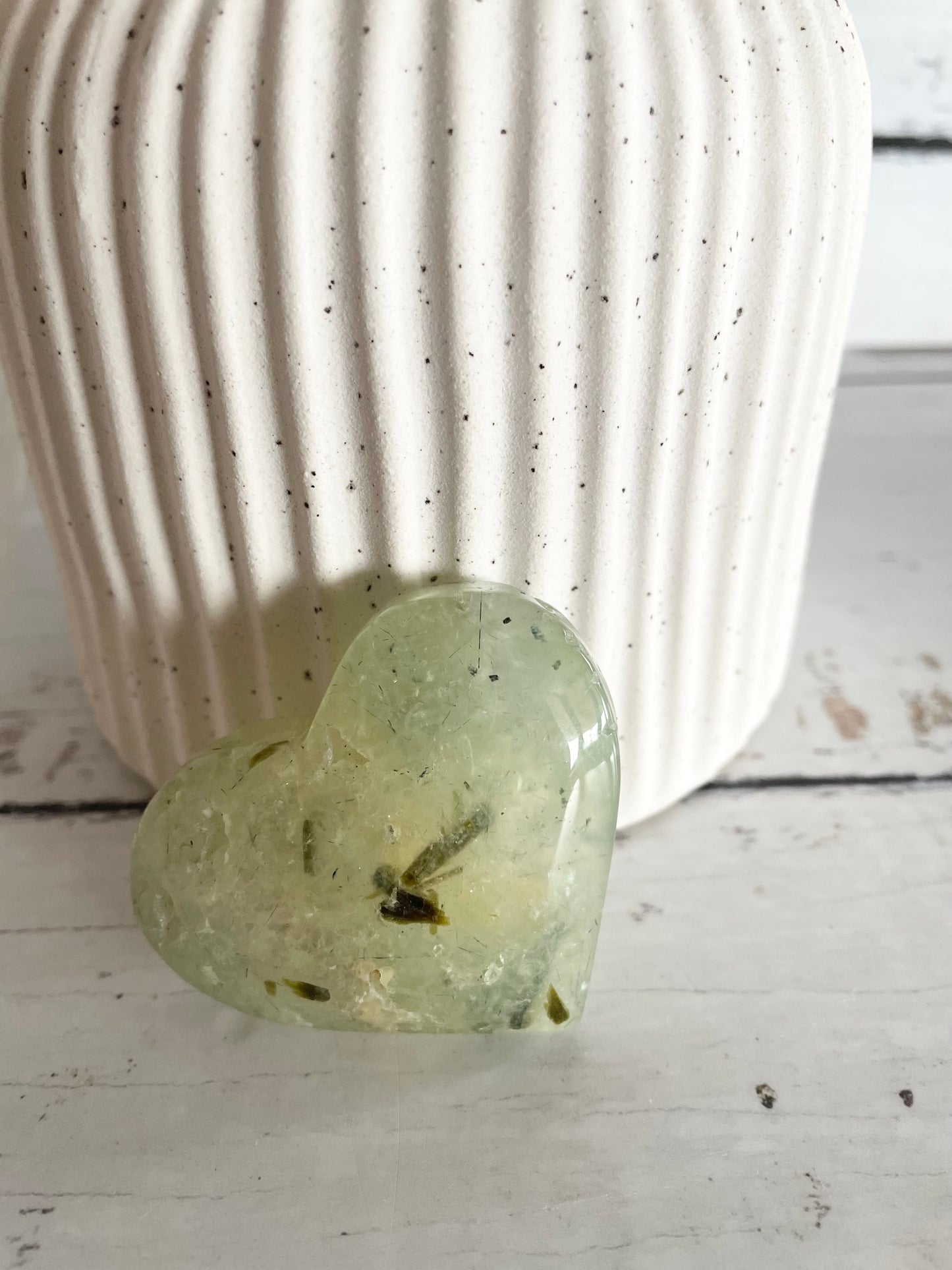 Prehnite Heart