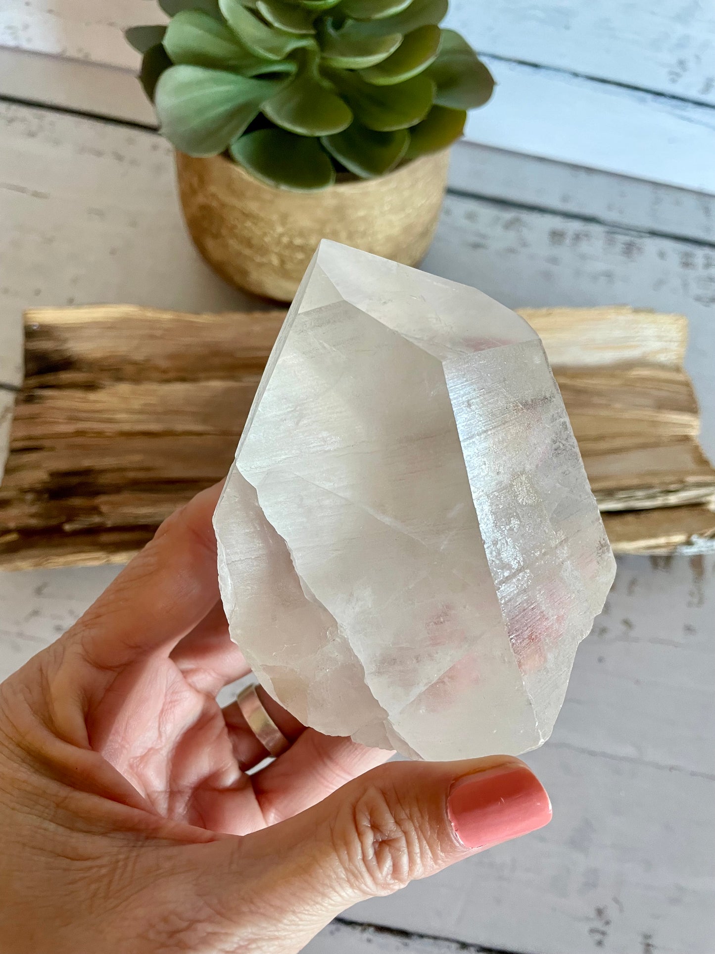 Clear Quartz Natural Point