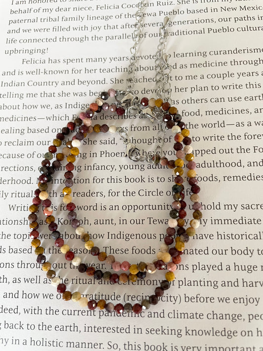 Mookaite Faceted Bracelet