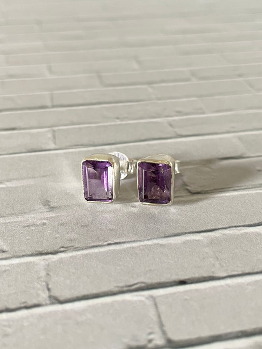 Amethyst Studs