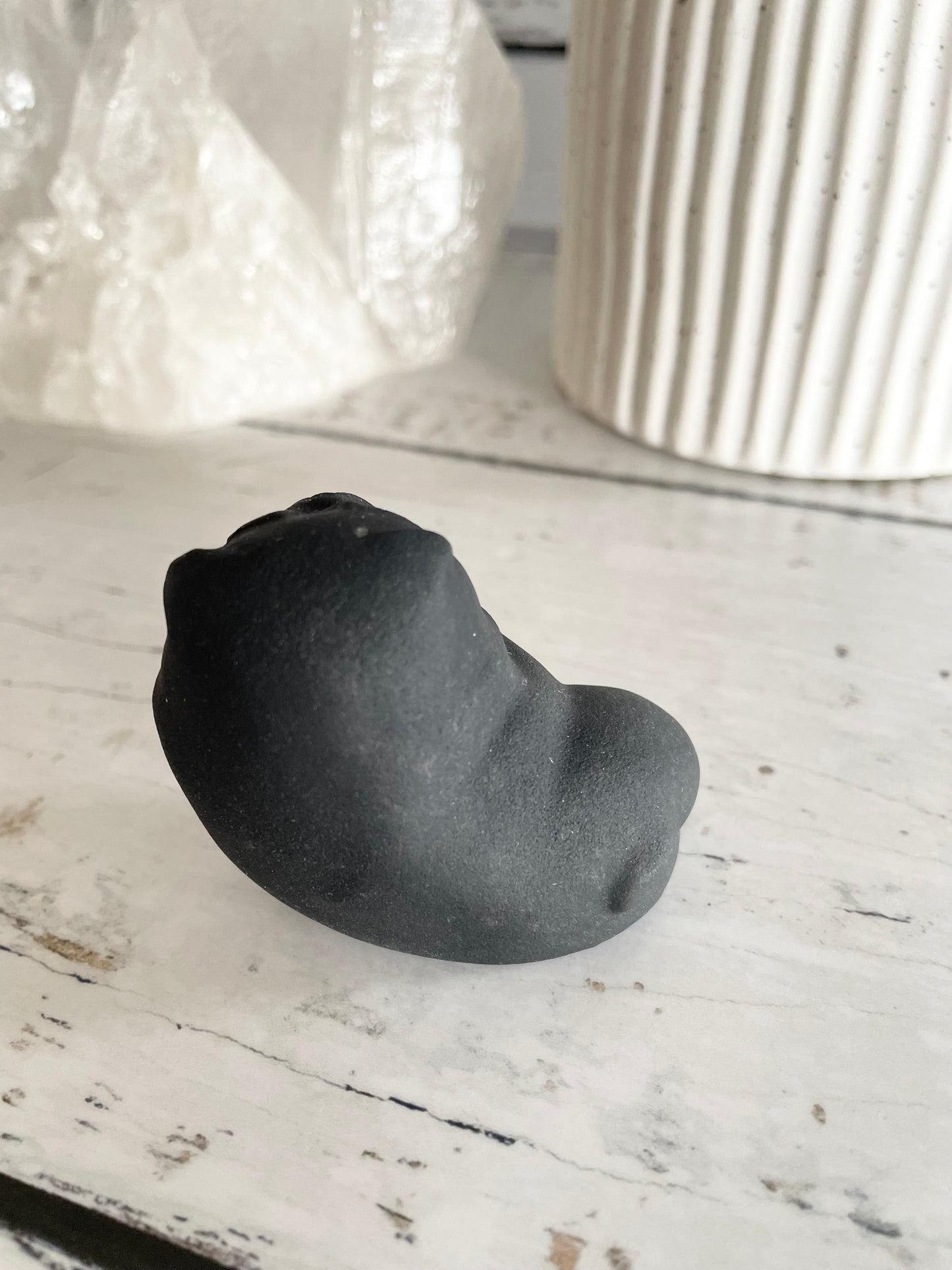 Black Obsidian Dog ~ Pug (I look like a seal)