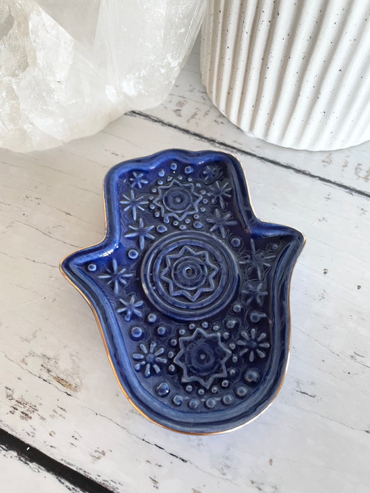 Incense Holder ~ Hamsa Hand