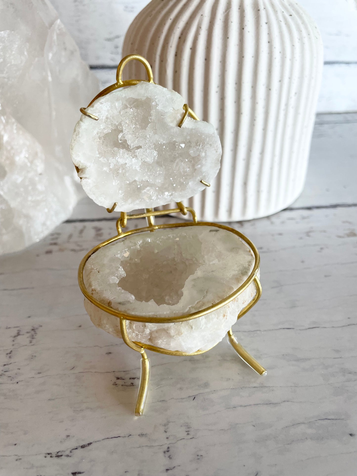 Quartz Geode Treasure Box