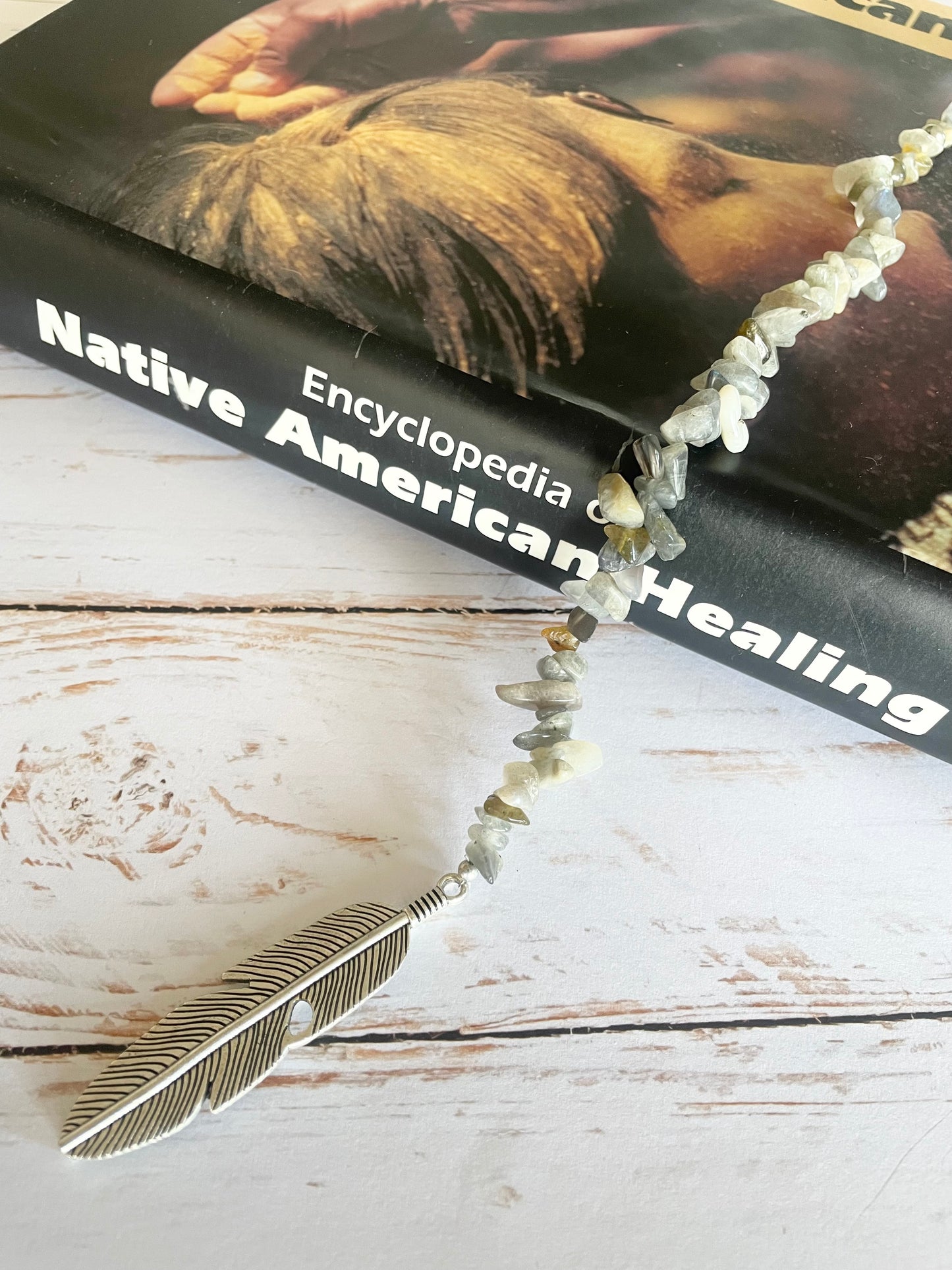 Feather Blessing ~ Labradorite