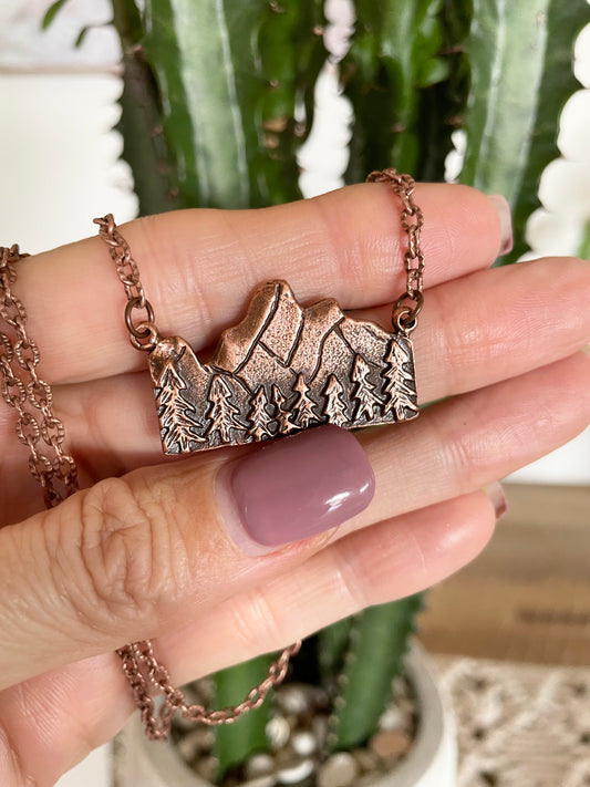 Copper Necklace ~ Mountain Pines