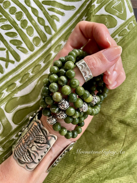 New Jade NURTURE Healing Bracelet