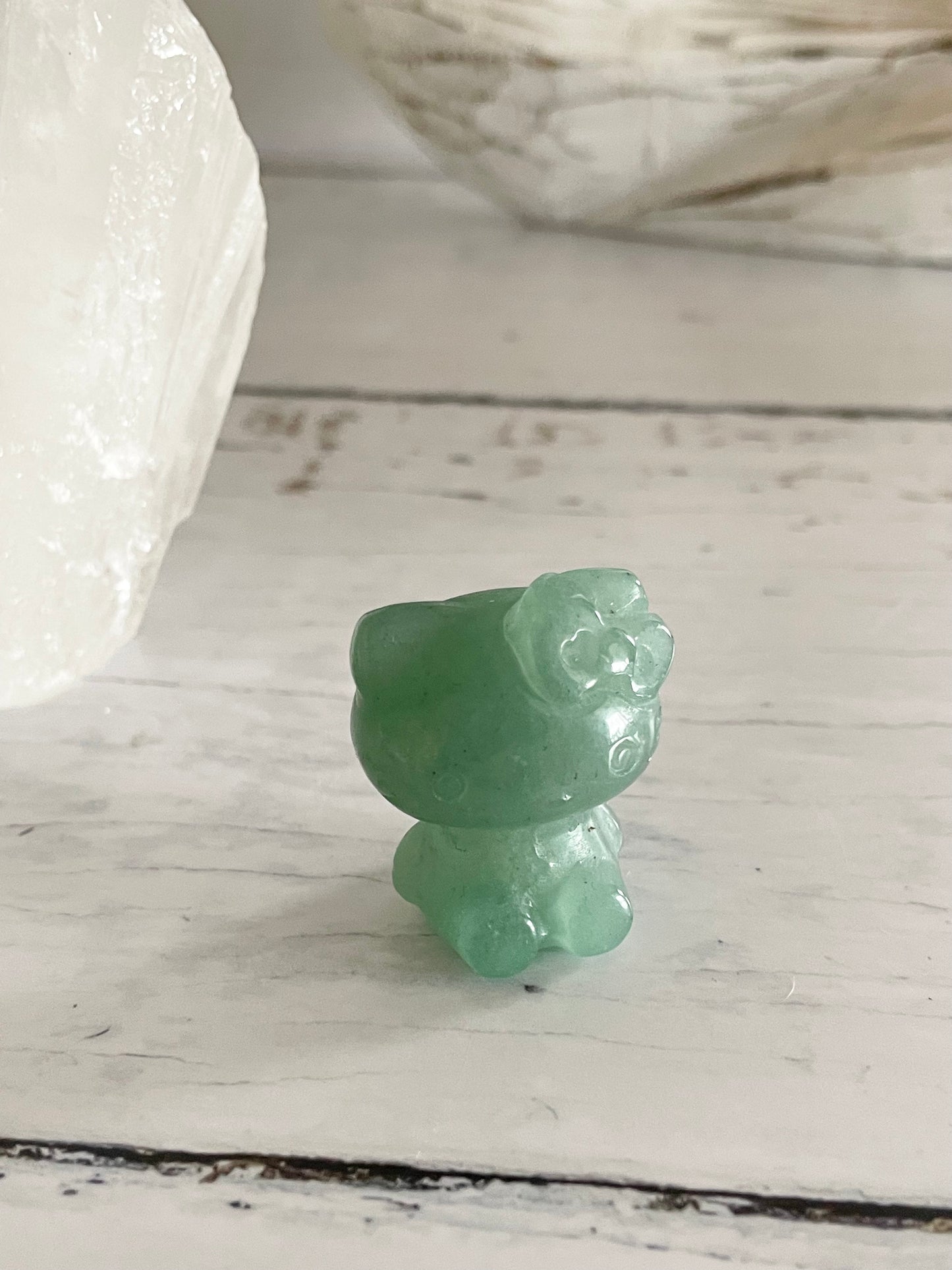 Green Aventurine Kitty