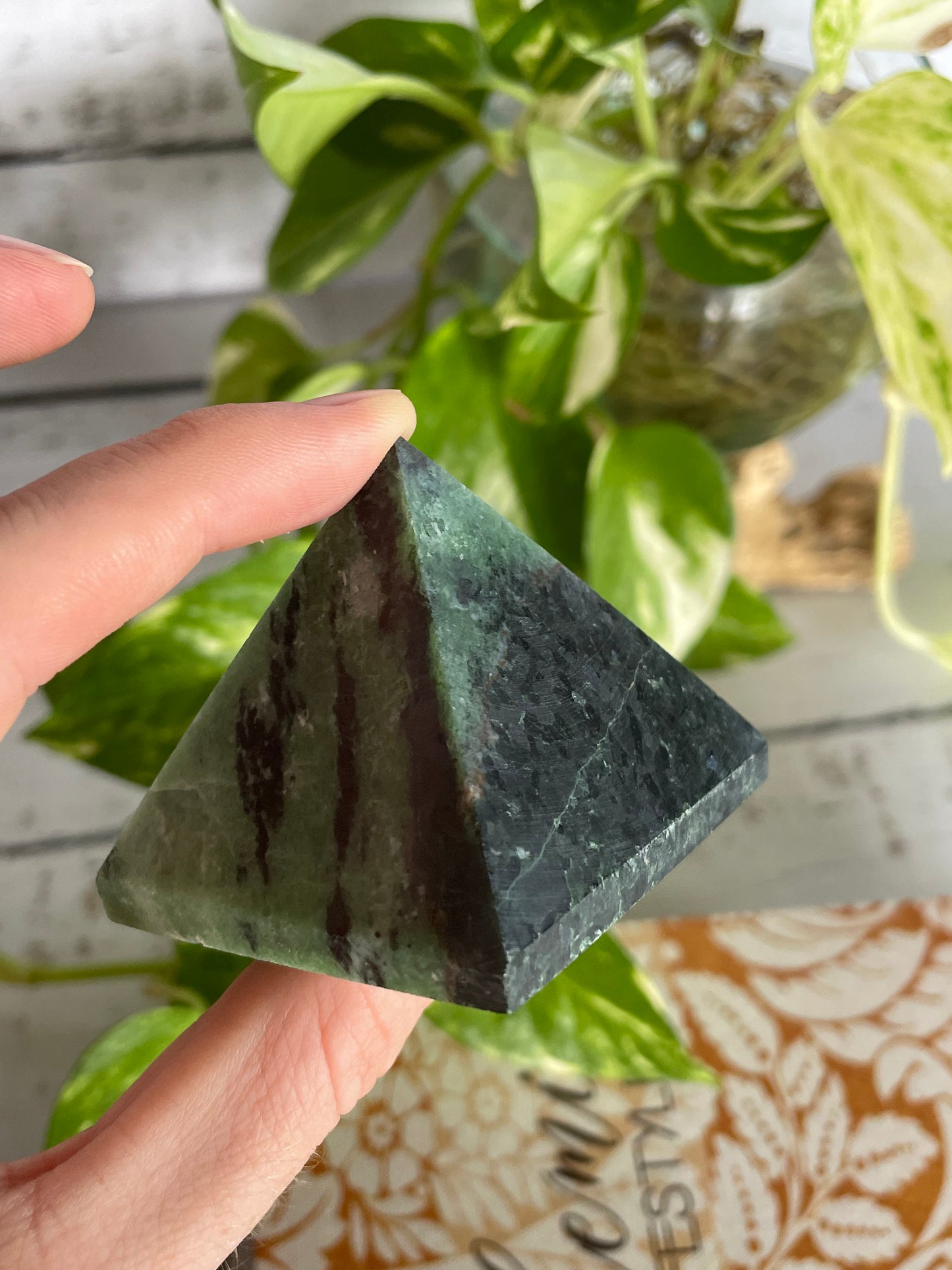 Ruby Zoisite Pyramid