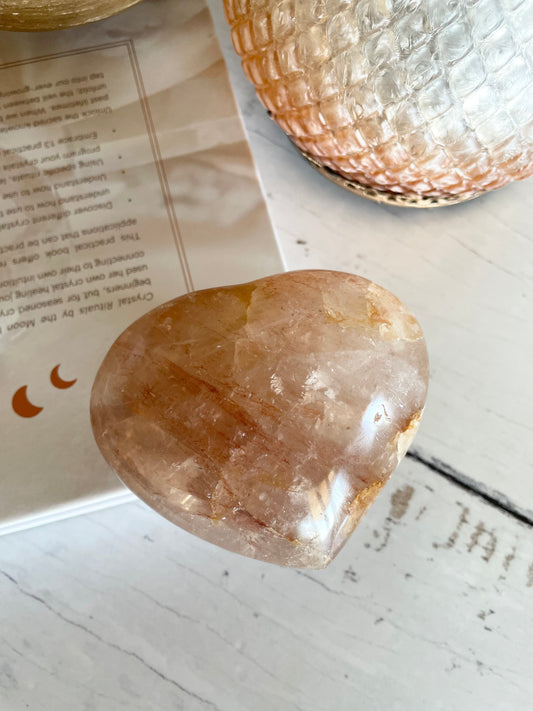 Fire Quartz Heart