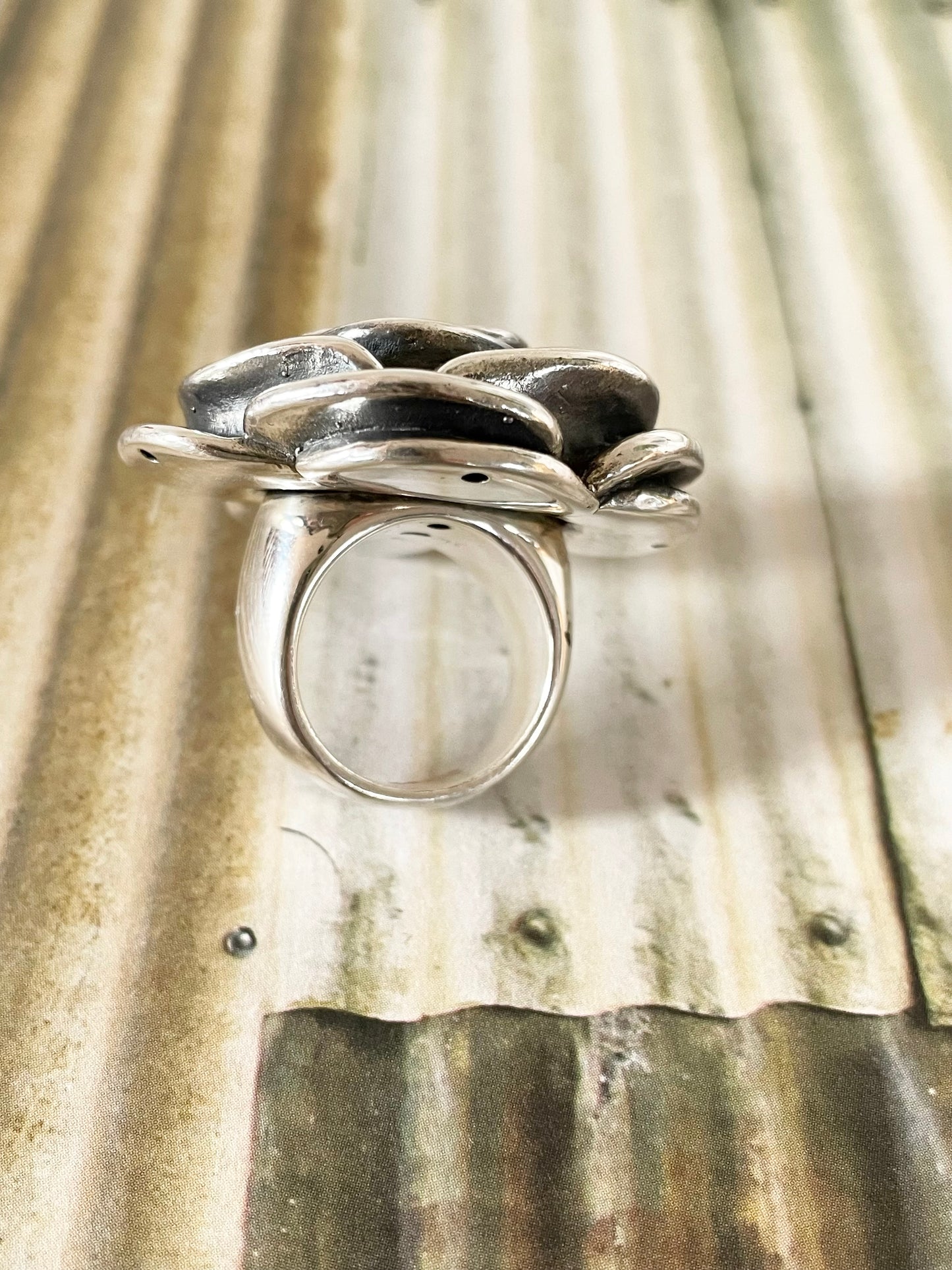 Mexican Flower Ring - size 6