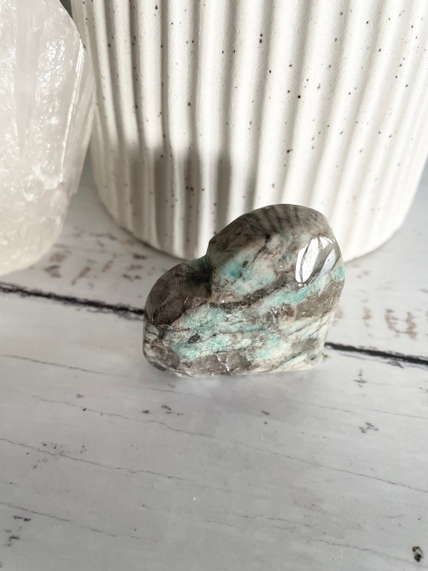 Amazonite Heart