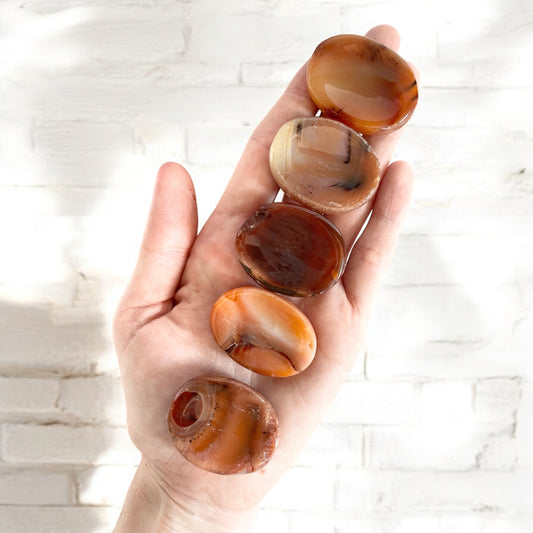 Carnelian Thumb/Worry Stone ~ intuitively chosen