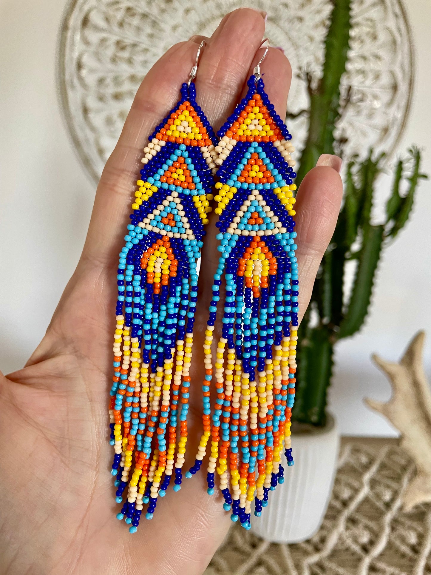 Cherokee Spirit - Seed bead dangles 22