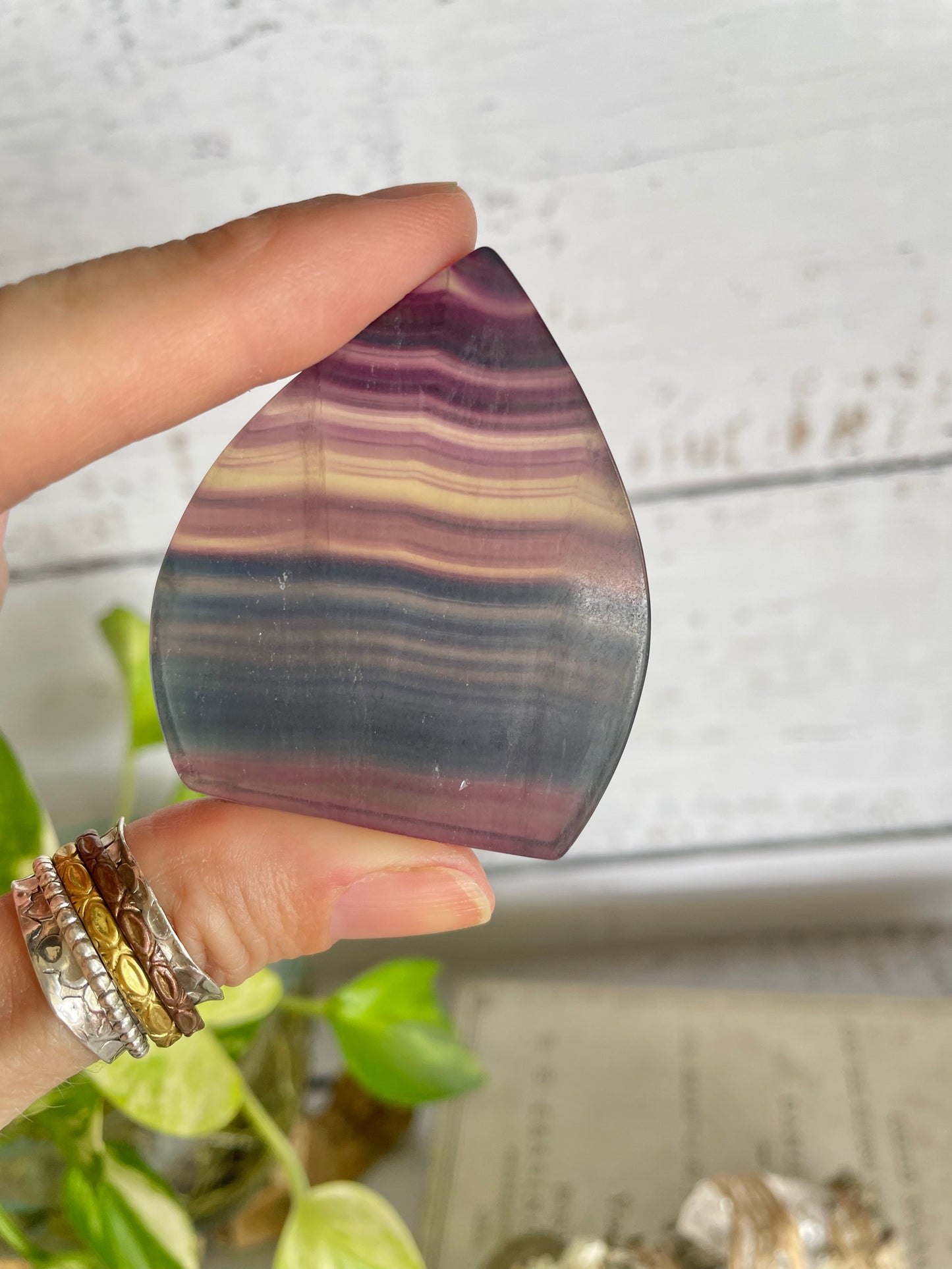 Rainbow Fluorite Dome