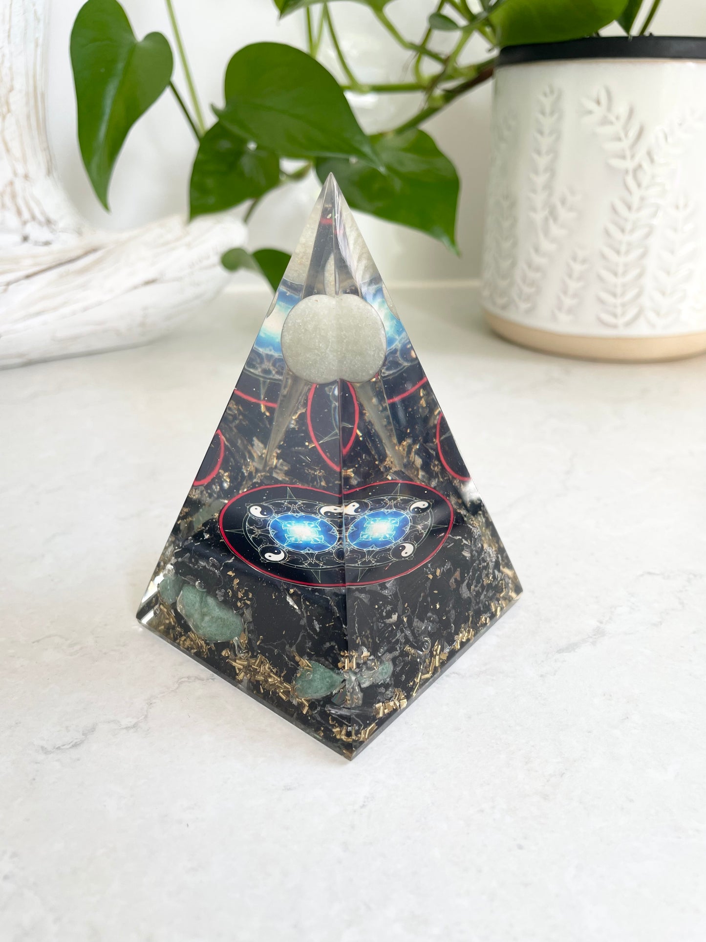 Orgone Pyramid ~ Black Tourmaline