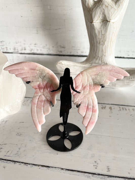 Ethereal Angel Wings ~ Pink Opal