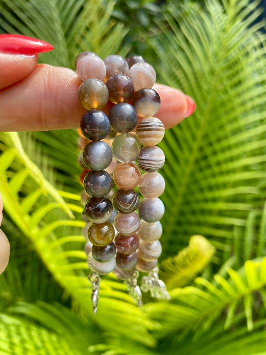 Botswana Agate Healing Bracelet