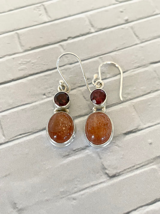 Sunstone Dangles