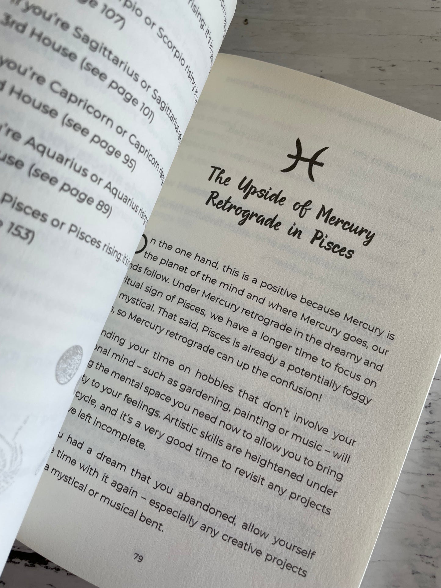 The Mercury Retrograde Book