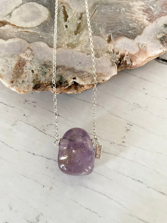 Amethyst Freeform Necklace