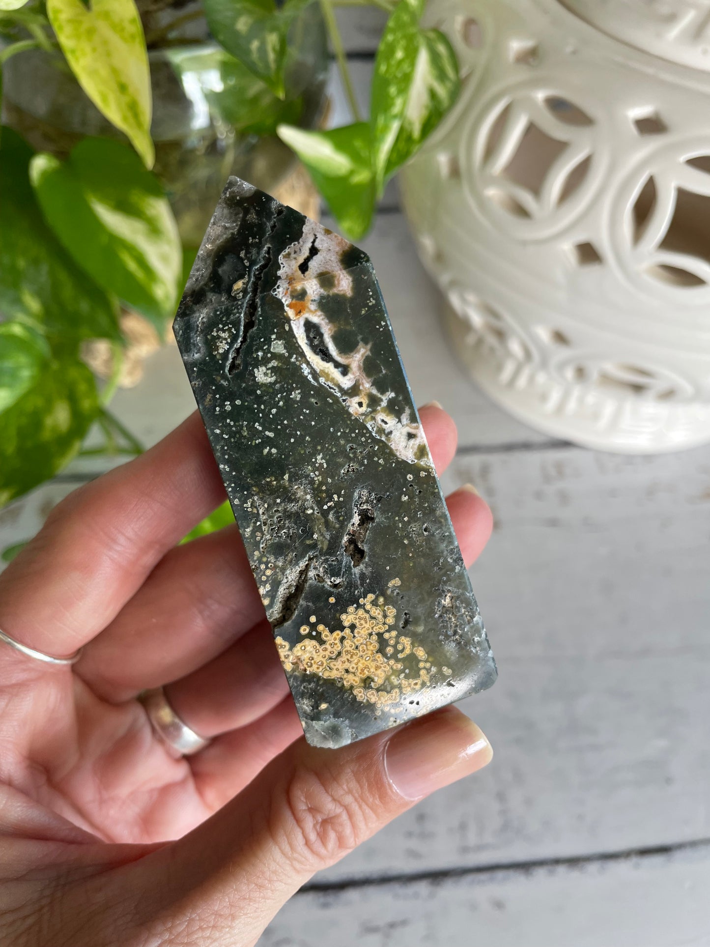 Ocean Jasper Obelisk