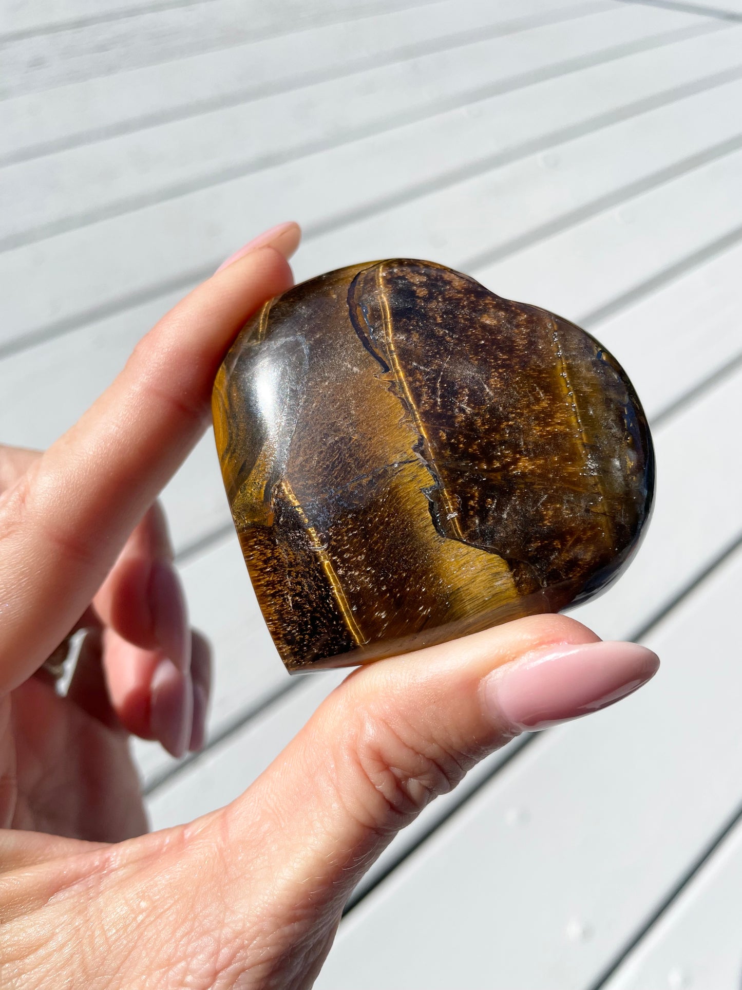 Tigers Eye Heart