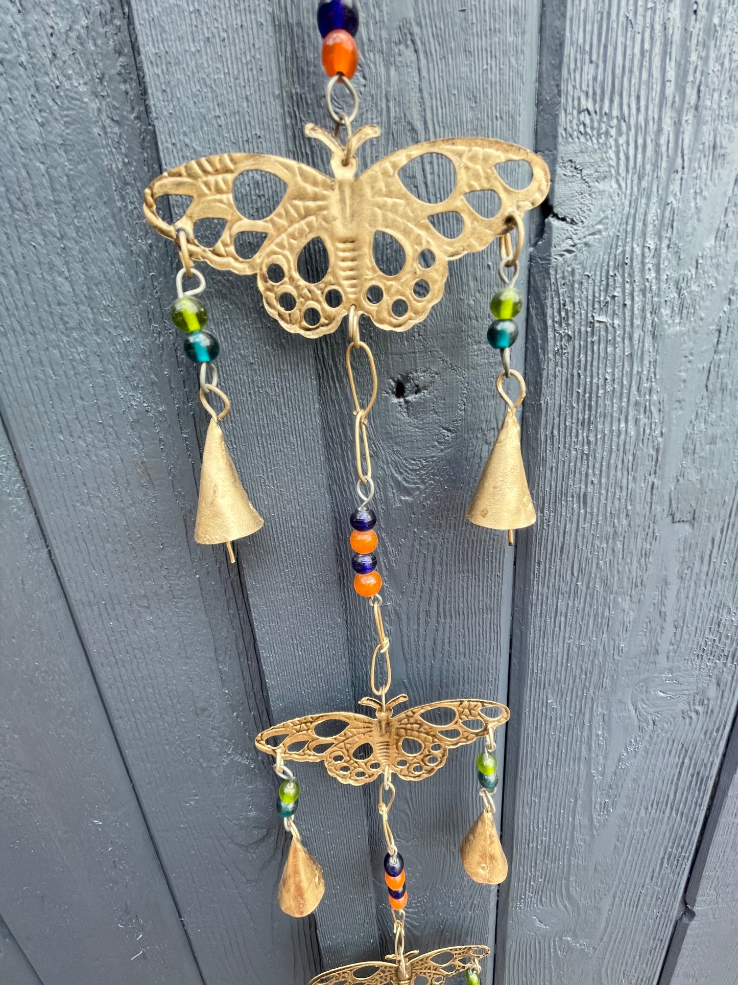 Brass Butterflies with Bells