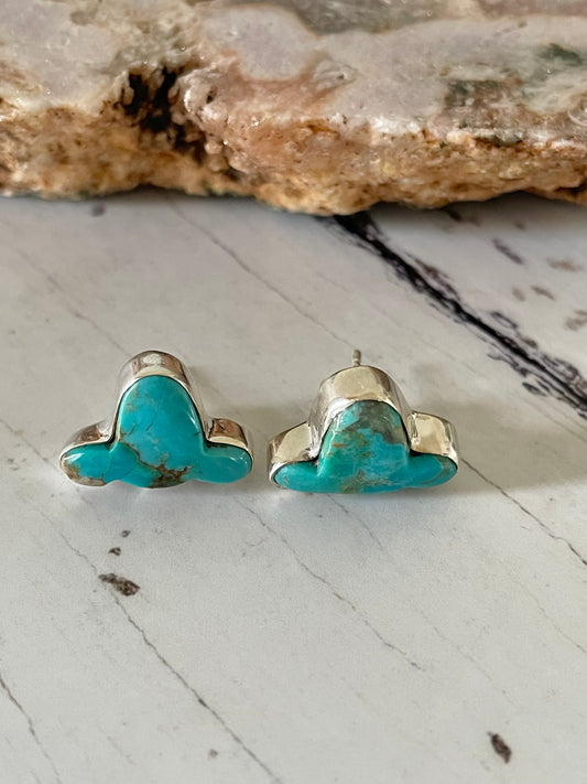 Kingman Turquoise ~ Cowboy Hat Studs