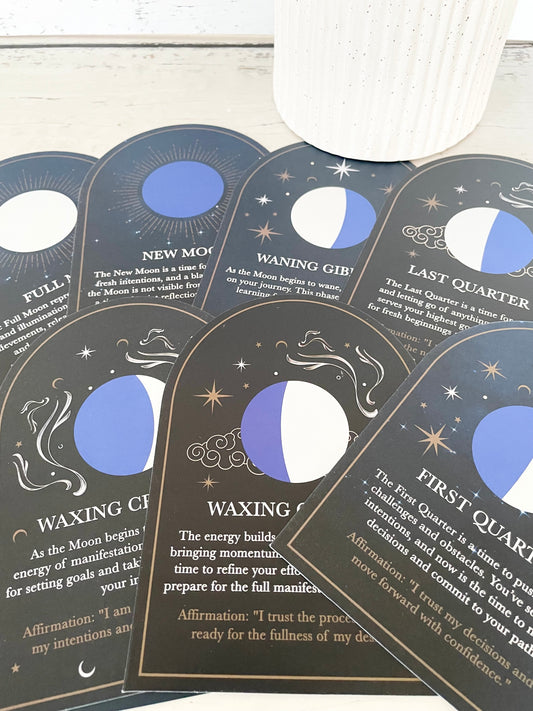 Blue Moon Altar Cards/Stand
