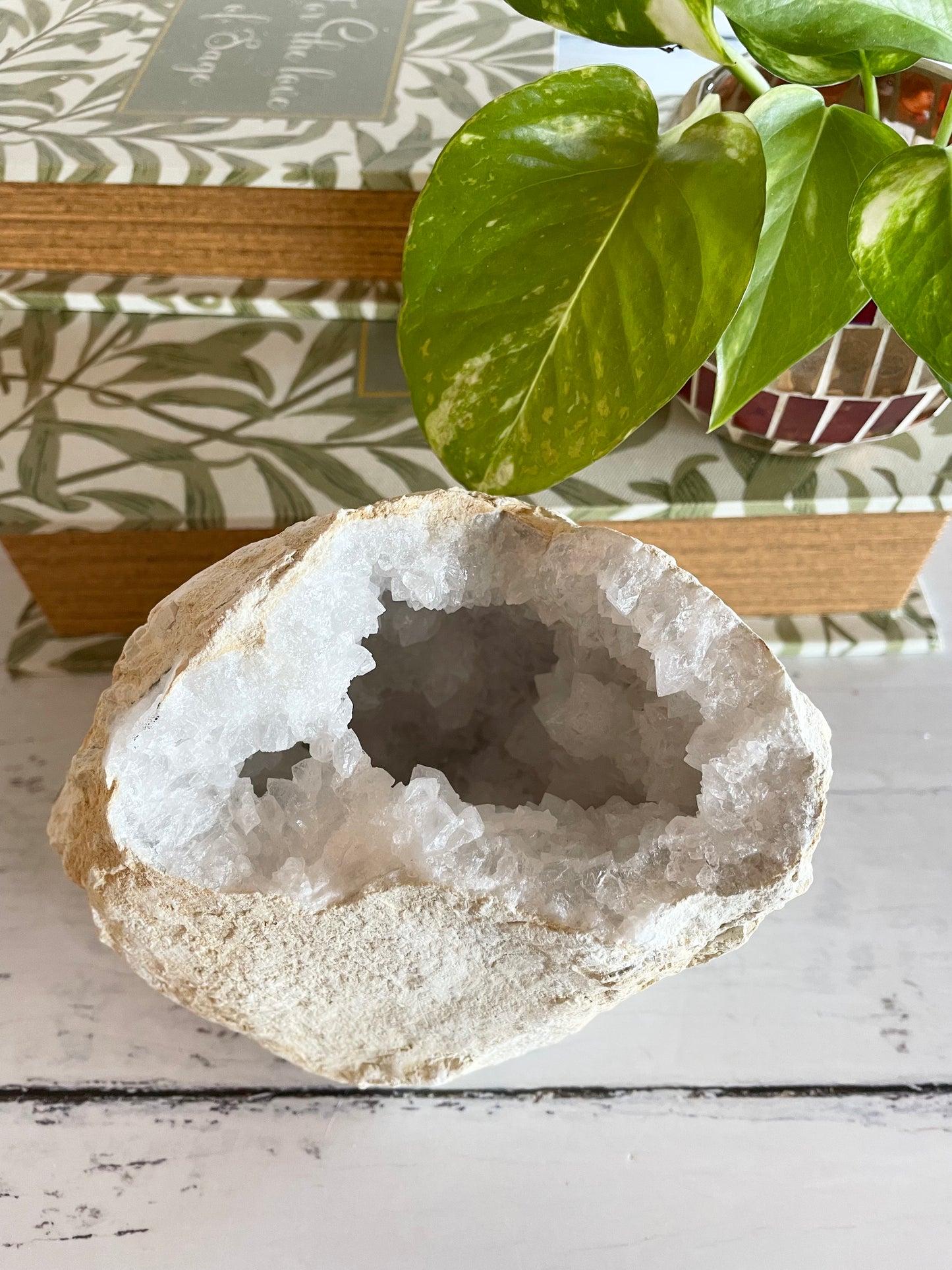 Moroccan Quartz Geode 1.2kgs