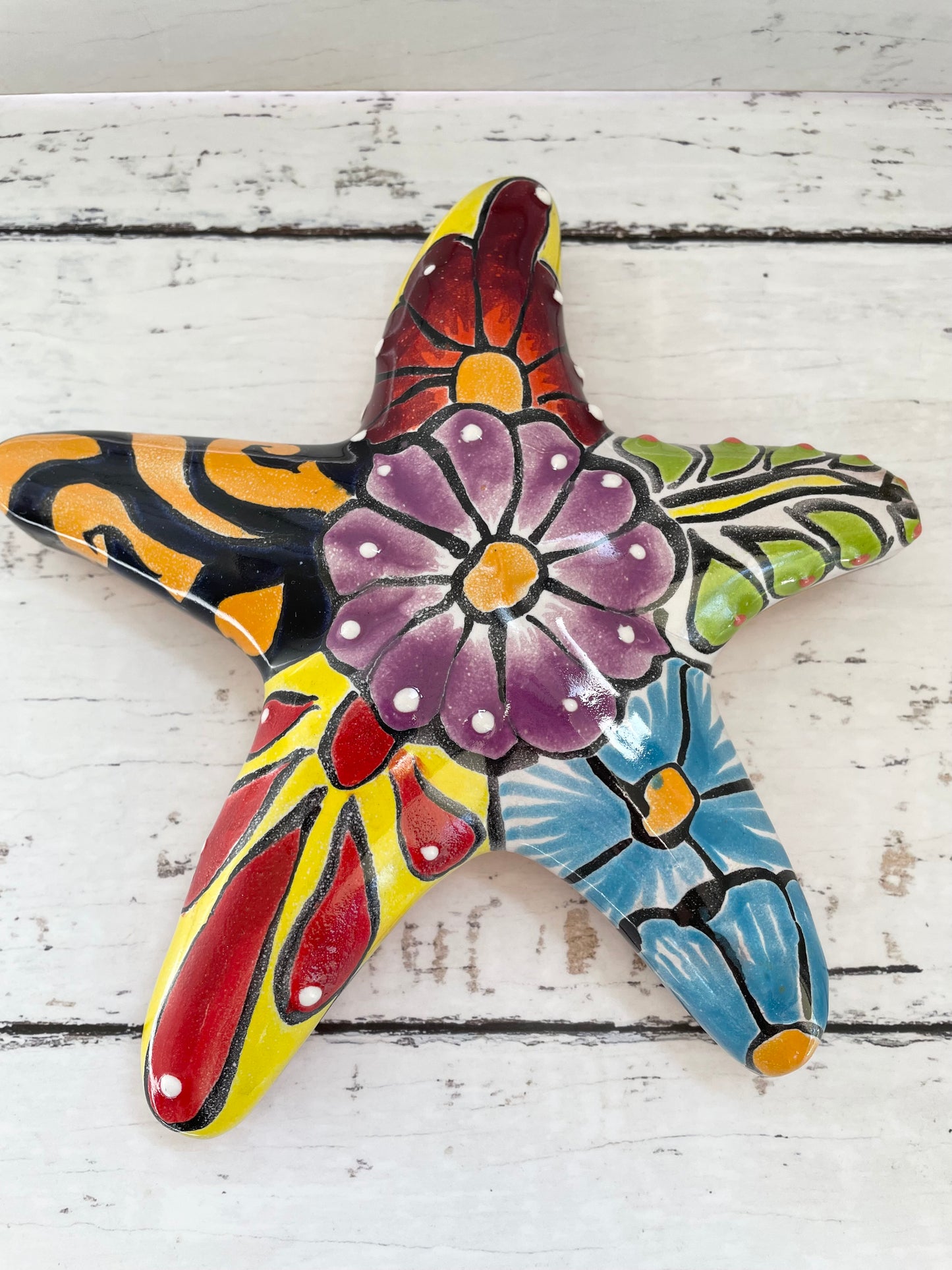 Mexican Talavera Starfish