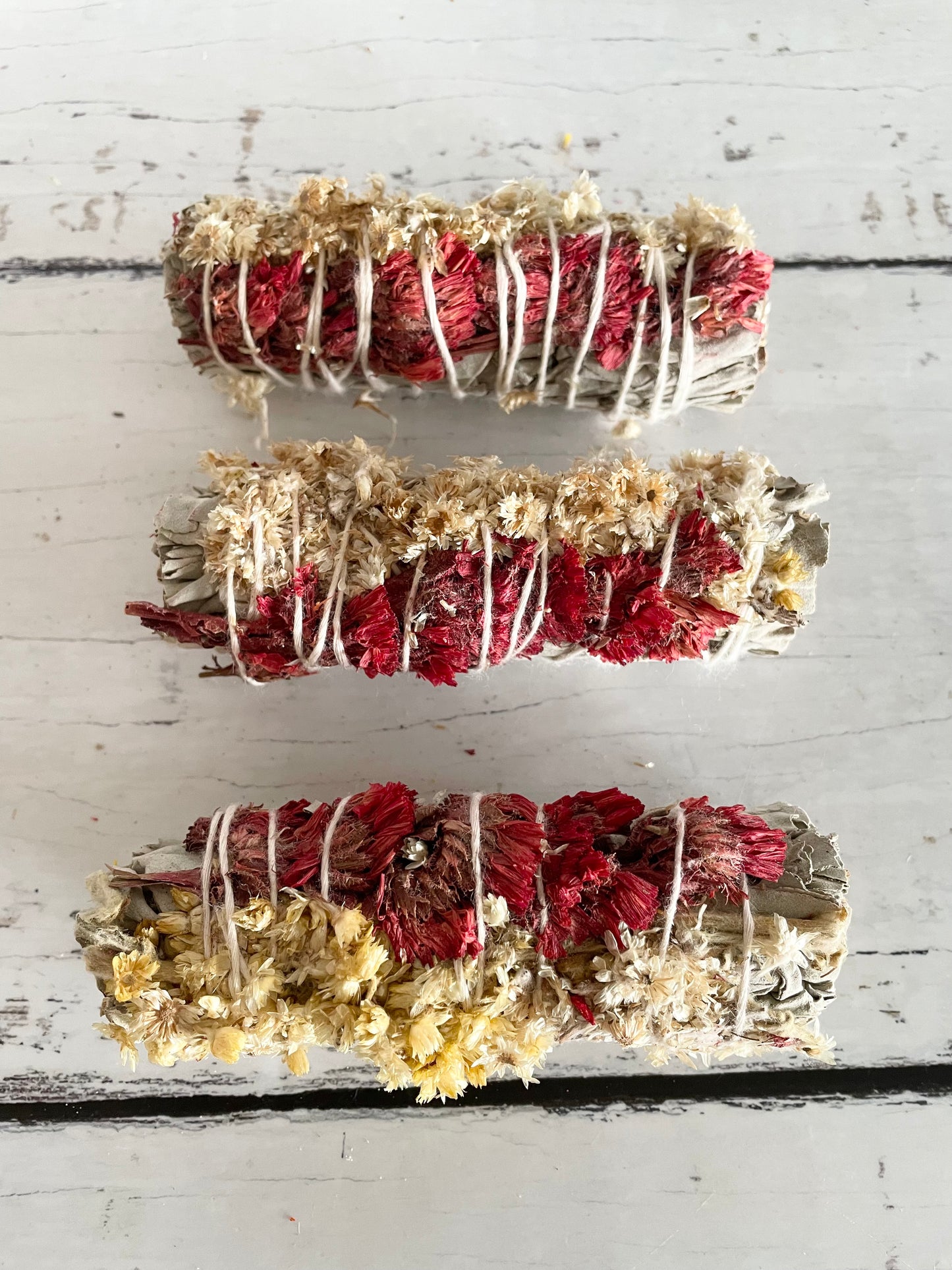 Authentic White Sage/red sinuata/mullein