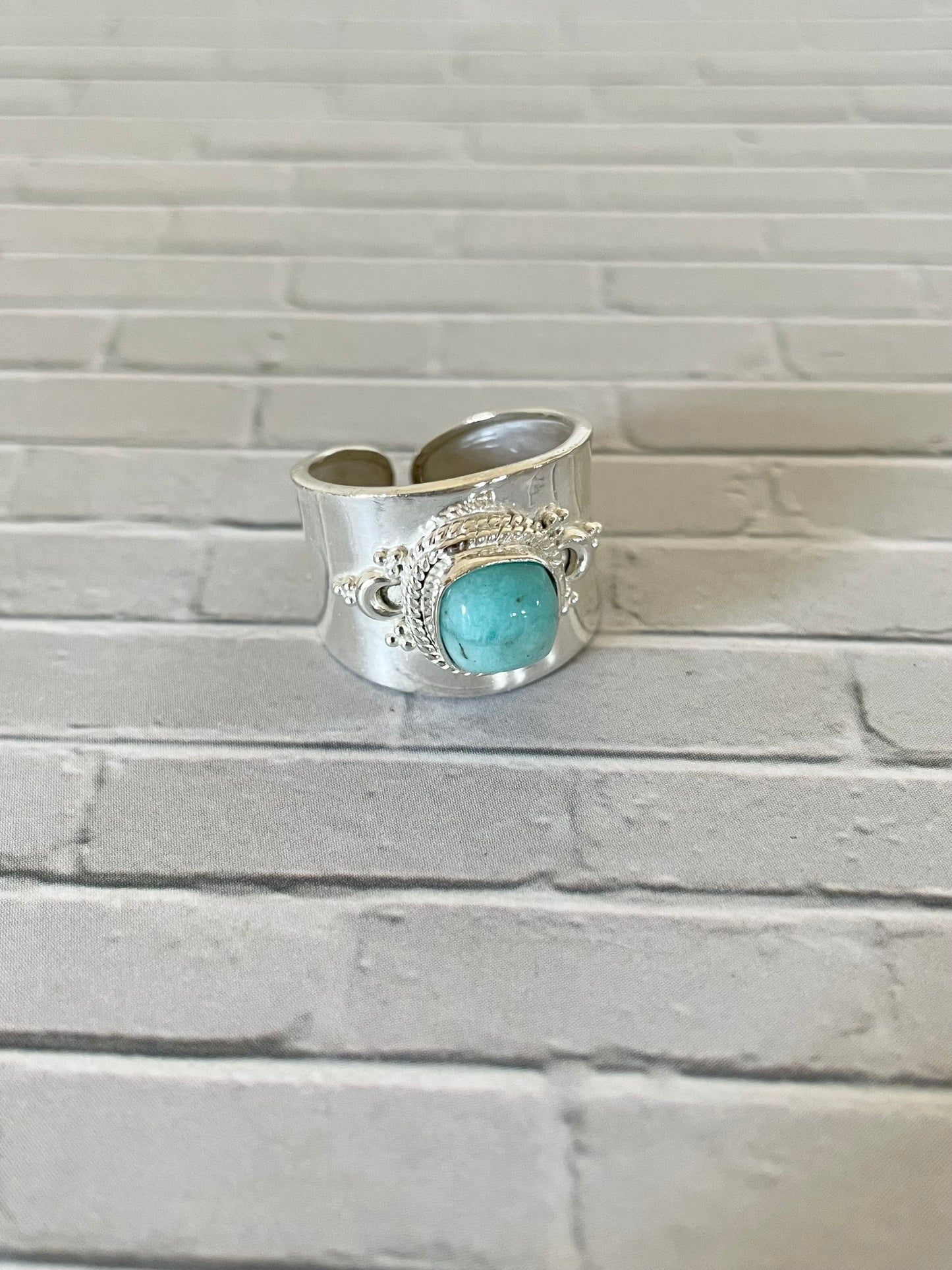 Amazonite Ring - adjustable 6-10