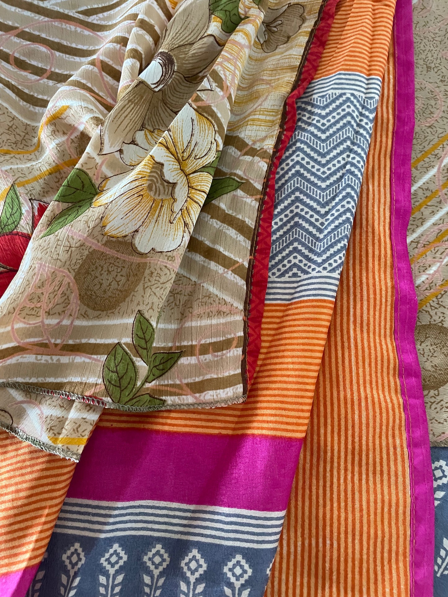 Upcycled Sari Skirt 9