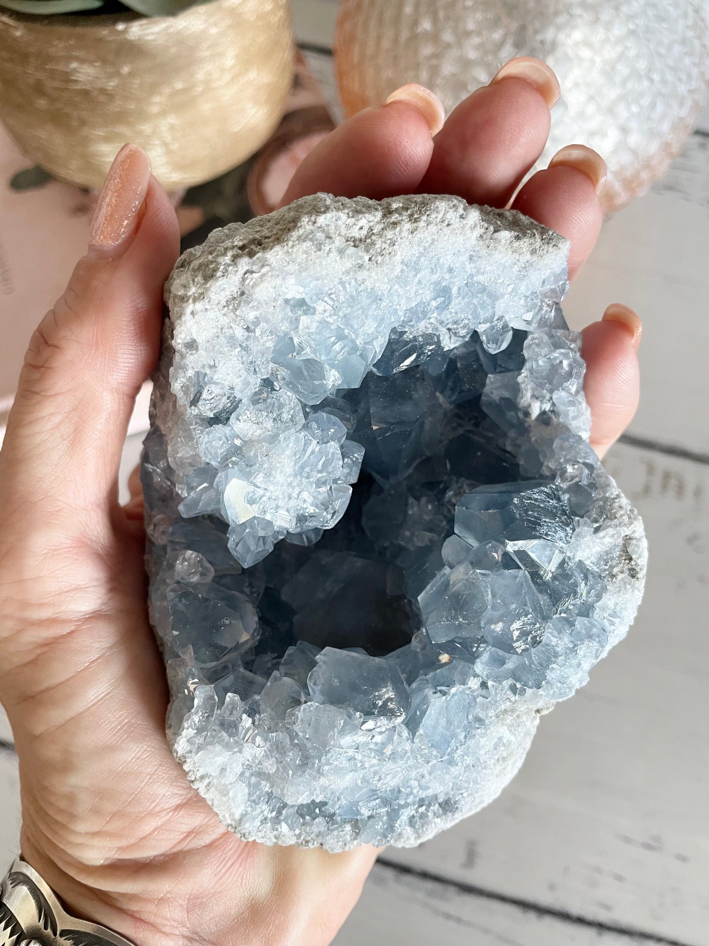 Celestite Cluster