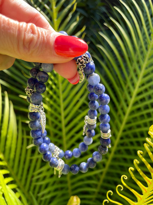 Sodalite Healing Anklet
