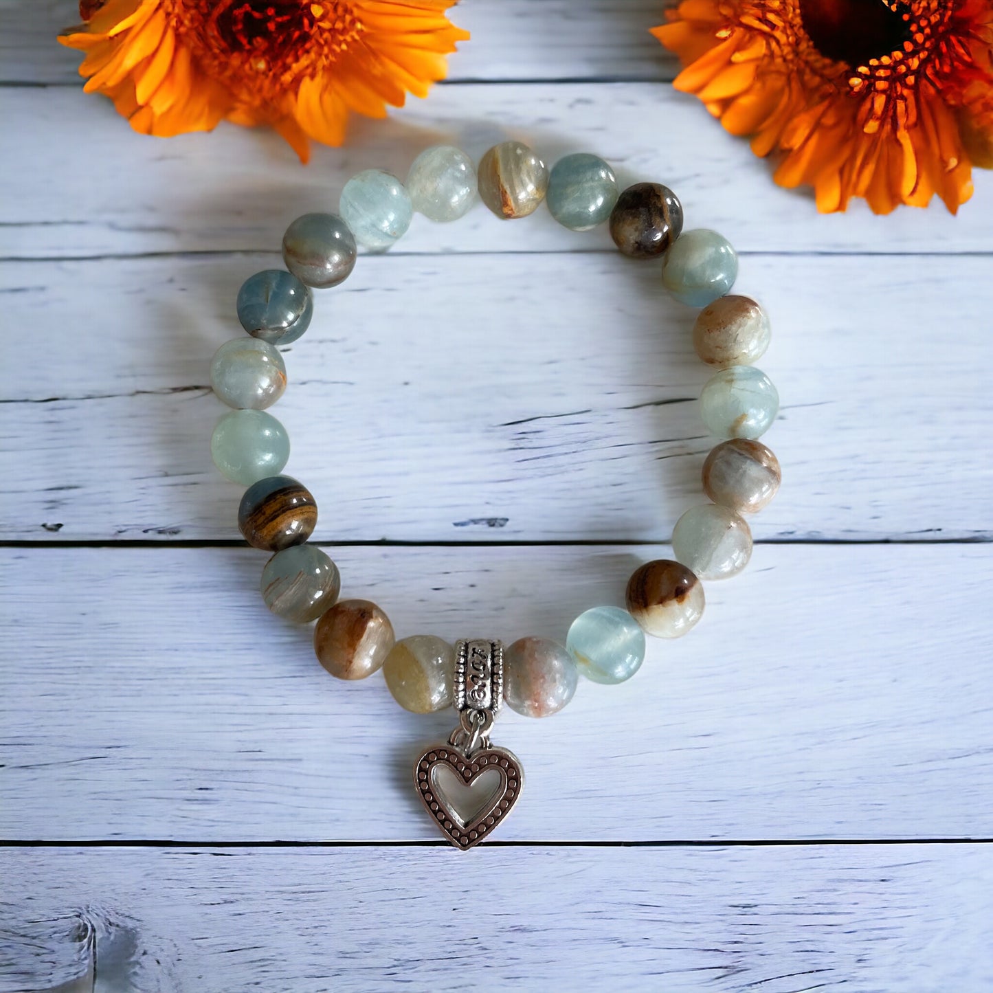 Blue Onyx Healing Bracelet ~ Aura