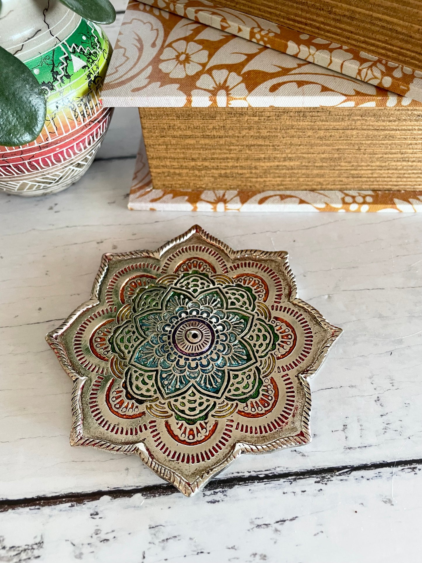 Incense Holder ~ Lotus Mandala