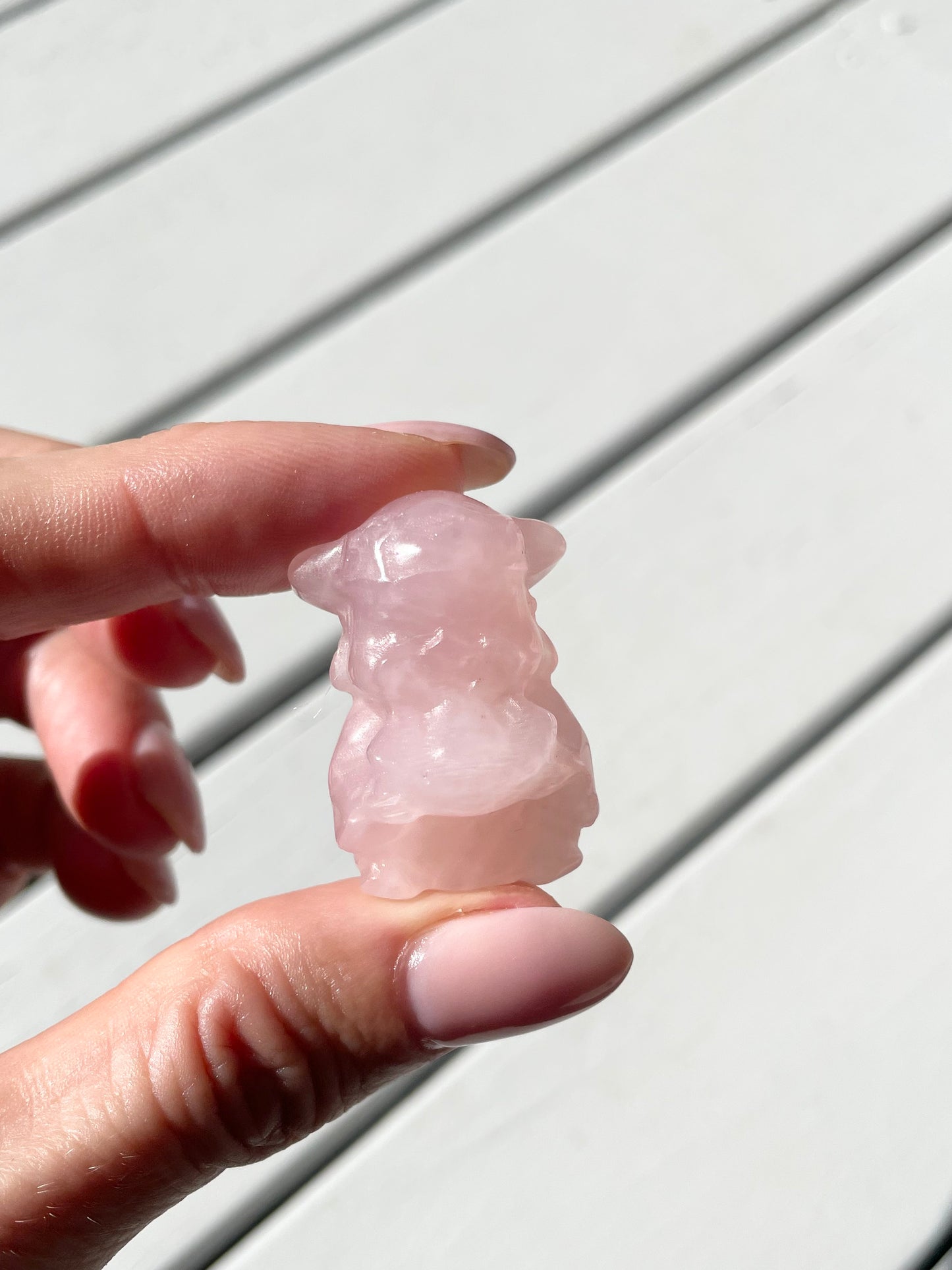 God of Wealth ~ Rose Quartz