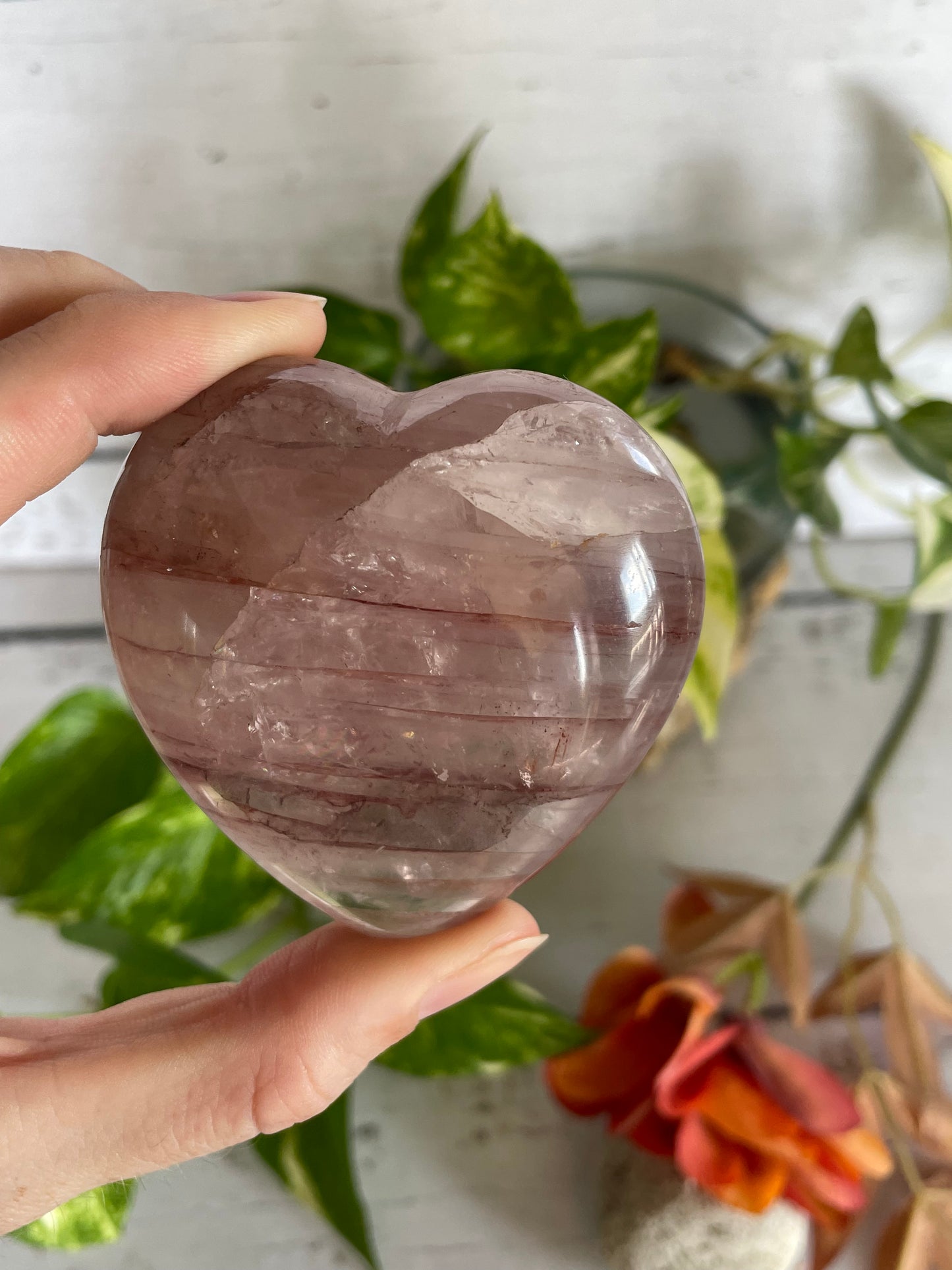 Fire Quartz Heart