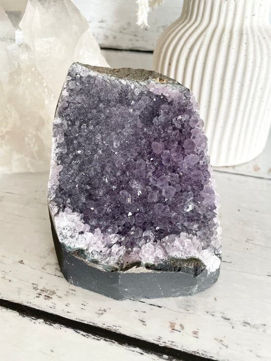 Amethyst Standing Cluster