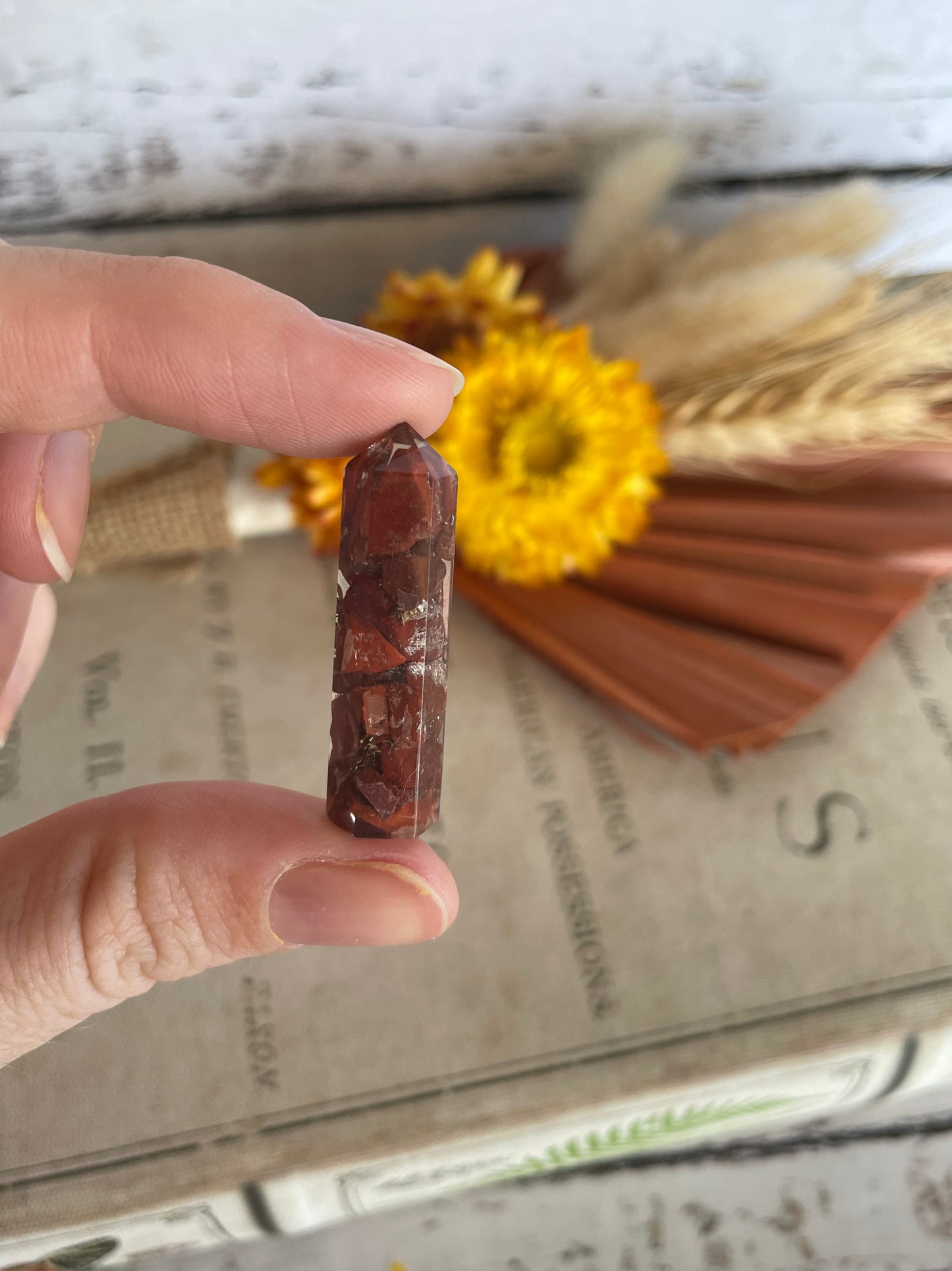 Intuitively Chosen ~ Red Jasper Mini Orgone Generator