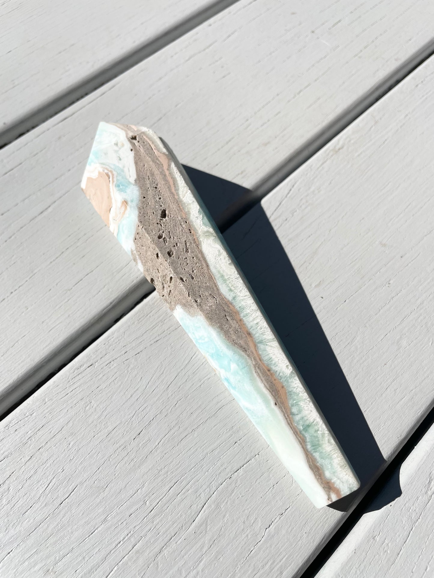 Hemimorphite Torch/Point