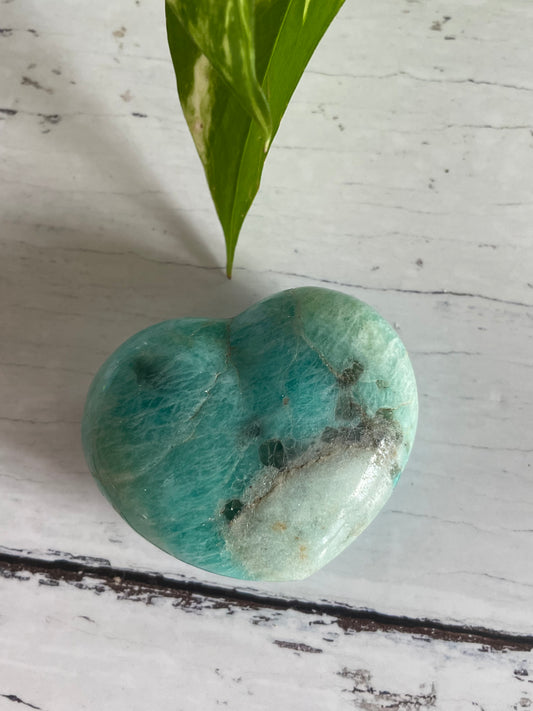 Amazonite Heart