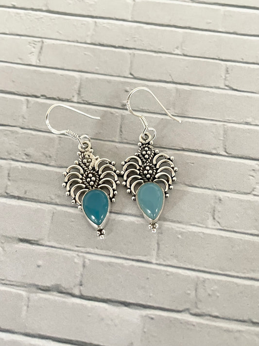 Chalcedony Dangles